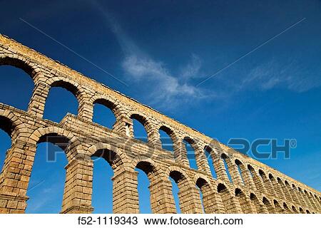 Roman aqueduct, Segovia, Castilla-Leon, Spain View Large Photo Image Stock Image - Roman aqueduct, Segovia, Castilla-Leon, Spain. Fotosearch