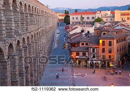 Roman aqueduct, Segovia, Castilla-Leon, Spain View Large Photo Image Stock Image - Roman aqueduct, Segovia, Castilla-Leon, Spain. Fotosearch