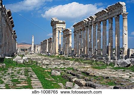 Roman city Apamea, Syria View Large Photo Image Stock Photography - Roman city Apamea, Syria. Fotosearch