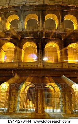 Roman Coliseum. Started between 70-72 AD under emperor Vespasian, completed in 80 AD under Titus. Rome, Italy. View Large Photo Image Picture - Roman Coliseum. Started between 70-72 AD under emperor Vespasian, completed in 80 AD under Titus. Rome, Italy.. Fotosearch