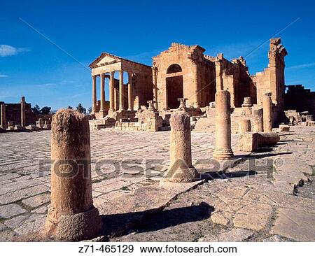 Roman ruins, Forum. Sbeitla. Tunisia. View Large Photo Image Stock Photo - Roman ruins, Forum. Sbeitla. Tunisia.. Fotosearch