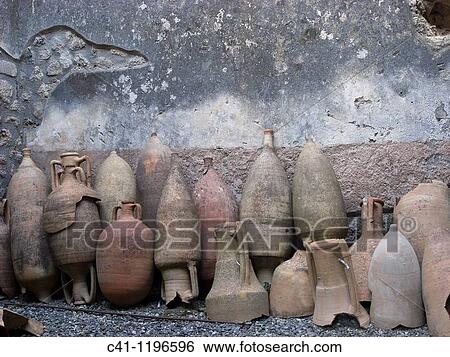 Roman ruins of Pompeii, Campania, Italy View Large Photo Image Stock Photograph - Roman ruins of Pompeii, Campania, Italy. Fotosearch