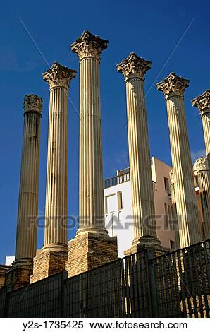 Roman temple-1st century, Cordoba, Spain, View Large Photo Image Stock Photography - Roman temple-1st century, Cordoba, Spain,. Fotosearch