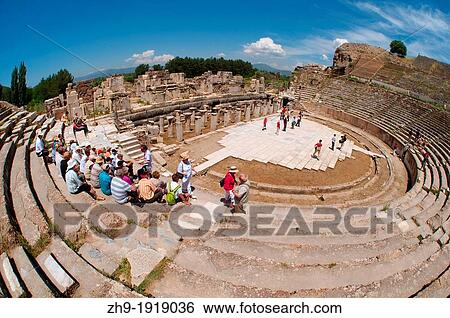 Roman theater, antique city of Ephesus, Efes, Turkey, Western Asia View Large Photo Image Stock Photograph - Roman theater, antique city of Ephesus, Efes, Turkey, Western Asia. Fotosearch
