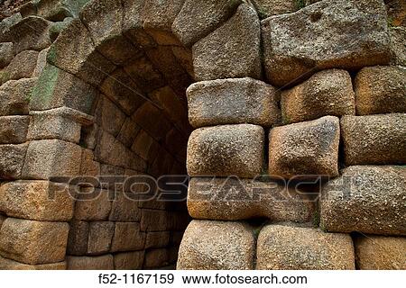 Stock Photo - Roman theatre in Mrida, Mrida, Badajoz, Extremadura, Spain. Fotosearch