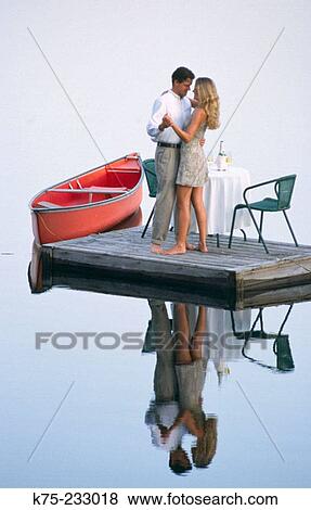 Romance on the dock View Large Photo Image Stock Photo - Romance on the dock. Fotosearch