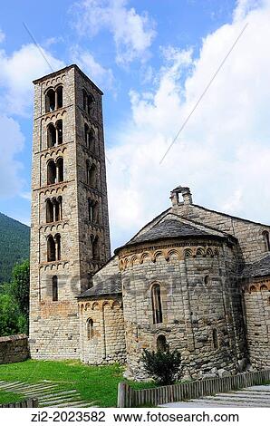 Romanesque church of Sant Climent in Ta? ll, Lleida province, Catalonia, Spain View Large Photo Image Stock Image - Romanesque church of Sant Climent in Ta? ll, Lleida province, Catalonia, Spain. Fotosearch