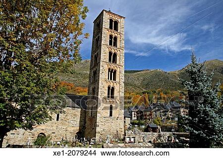 Romanesque Church of Sant Climent, Ta? ll, Vall de Boi, Catalonia, Spain View Large Photo Image Picture - Romanesque Church of Sant Climent, Ta? ll, Vall de Boi, Catalonia, Spain. Fotosearch