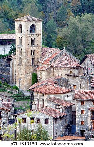 Romanesque church of Sant Crist? fol s XII, Beget Garrotxa, Girona, Catalonia, Spain View Large Photo Image Stock Photo - Romanesque church of Sant Crist? fol s XII, Beget Garrotxa, Girona, Catalonia, Spain. Fotosearch