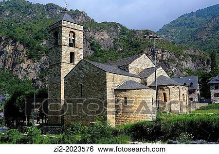 Romanesque church of Sant Feliu de Barruera, Lleida province, Catalonia, Spain View Large Photo Image Stock Photograph - Romanesque church of Sant Feliu de Barruera, Lleida province, Catalonia, Spain. Fotosearch