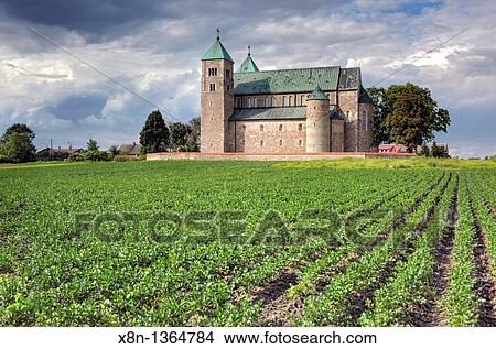Romanesque collegiate church 1160s, Tum, Lodz Voivodeship, Poland View Large Photo Image Picture - Romanesque collegiate church 1160s, Tum, Lodz Voivodeship, Poland. Fotosearch