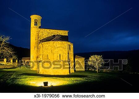 Romanesque collegiate church. San Martin de Elines. Valderredible. Cantabria. Spain View Large Photo Image Stock Photograph - Romanesque collegiate church. San Martin de Elines. Valderredible. Cantabria. Spain. Fotosearch