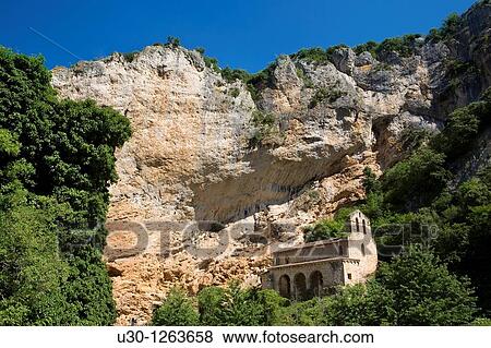 Romanesque hermitage of Santa Mar? a de la Hoz, in Tobera, Fr? as, in the Merindades county, Burgos View Large Photo Image Stock Photo - Romanesque hermitage of Santa Mar? a de la Hoz, in Tobera, Fr? as, in the Merindades county, Burgos. Fotosearch