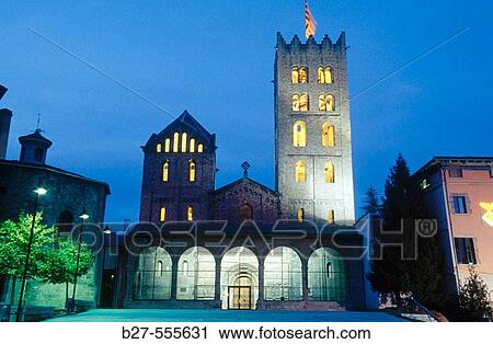 Romanesque monastery of Santa Mar? a de Ripoll (12th century), Ripoll? s. Girona province, Catalonia, Spain View Large Photo Image Stock Image - Romanesque monastery of Santa Mar? a de Ripoll (12th century), Ripoll? s. Girona province, Catalonia, Spain. Fotosearch
