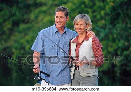 romantic couple fishing View Large Photo Image Picture - romantic couple fishing. Fotosearch