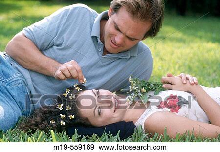 romantic couple in nature View Large Photo Image Stock Photo - romantic couple in nature. Fotosearch