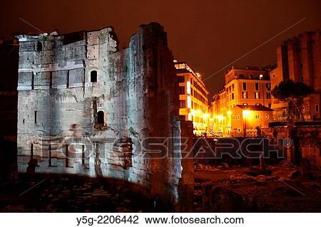 Rome, Italy 18th June 2014 Light show called? The Forum of Augustus - 2000 years later? at the ancient Roman Forum of Emperor Augustus on Via dei Fori Imperiali Street in Rome, Italy. View Large Photo Image Stock Image - Rome, Italy 18th June 2014 Light show called? The Forum of Augustus - 2000 years later? at the ancient Roman Forum of Emperor Augustus on Via dei Fori Imperiali Street in Rome, Italy.. Fotosearch
