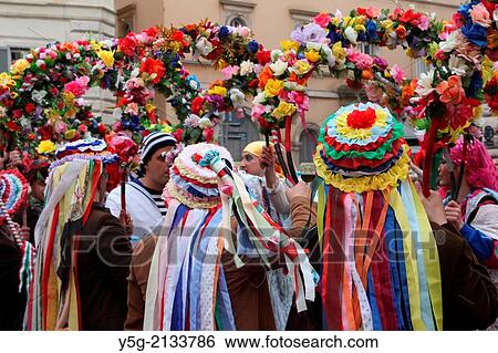 Rome, Italy. 26th February 2014. Carnival time - La Zeza di Mercogliano group performing at Piazza della Minerva Square in Rome Italy View Large Photo Image Stock Photograph - Rome, Italy. 26th February 2014. Carnival time - La Zeza di Mercogliano group performing at Piazza della Minerva Square in Rome Italy. Fotosearch