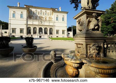 Rome Italy Galleria Borghese View Large Photo Image Stock Photograph - Rome Italy Galleria Borghese. Fotosearch