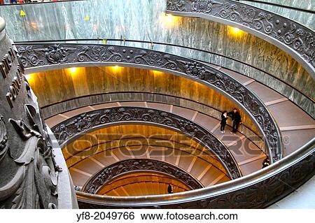 ROME- JANUARY 21: Vatican museums on JANUARY 21, 2013 in Rome, Italy. The famous double spiral staircase designed by Giuseppe Momo leads up to the Vatican museums. View Large Photo Image Stock Photograph - ROME- JANUARY 21: Vatican museums on JANUARY 21, 2013 in Rome, Italy. The famous double spiral staircase designed by Giuseppe Momo leads up to the Vatican museums.. Fotosearch