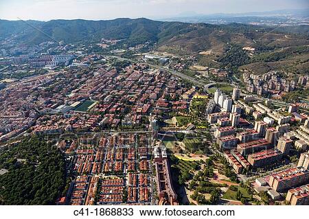 Ronda de Dalt La Guineueta Barcelona Spain View Large Photo Image Stock Image - Ronda de Dalt La Guineueta Barcelona Spain. Fotosearch
