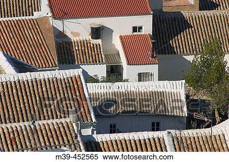 Stock Photography - Roofs, Estepa. Sevilla province, Andalusia, Spain. Fotosearch