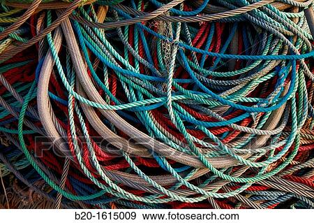 Ropes, fishing nets, fishing gear maritime, port, Hendaye, Aquitaine, Basque Country, Pyren? es Atlantiques, France View Large Photo Image Stock Photo - Ropes, fishing nets, fishing gear maritime, port, Hendaye, Aquitaine, Basque Country, Pyren? es Atlantiques, France. Fotosearch