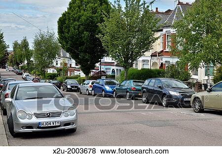 Rosebery Road, Muswell Hill N10, London, UK. View Large Photo Image Stock Photo - Rosebery Road, Muswell Hill N10, London, UK.. Fotosearch