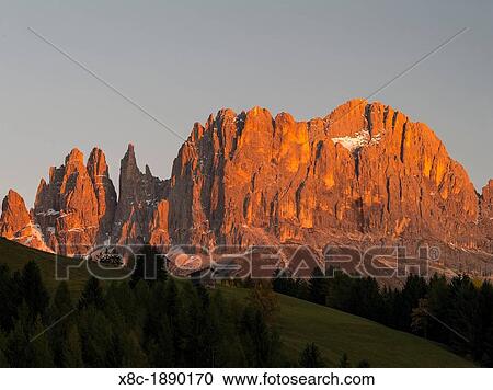 Rosengarten also called Catinaccio mountain range in the Dolomites of South Tyrol Alto Adige during autumn View Large Photo Image Stock Image - Rosengarten also called Catinaccio mountain range in the Dolomites of South Tyrol Alto Adige during autumn. Fotosearch