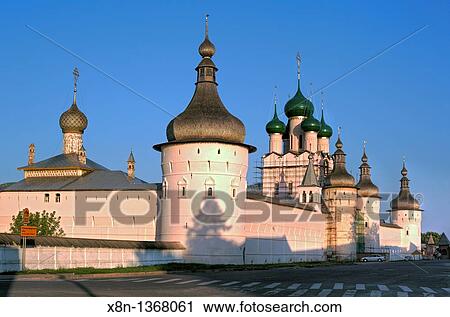 Rostov Kremlin, Rostov, Yaroslavl region, Russia View Large Photo Image Stock Image - Rostov Kremlin, Rostov, Yaroslavl region, Russia. Fotosearch
