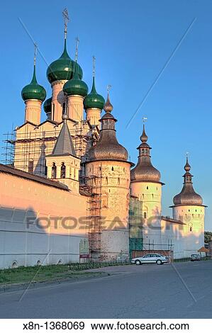 Rostov Kremlin, Rostov, Yaroslavl region, Russia View Large Photo Image Stock Photo - Rostov Kremlin, Rostov, Yaroslavl region, Russia. Fotosearch