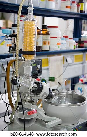 Rotary evaporator. Research and Development laboratory. Functional biomolecules in food extraction. AZTI-Tecnalia. Technological Centre specialised in Marine and Food Research. Sukarrieta, Bizkaia, Euskadi. Spain. View Large Photo Image Stock Photo - Rotary evaporator. Research and Development laboratory. Functional biomolecules in food extraction. AZTI-Tecnalia. Technological Centre specialised in Marine and Food Research. Sukarrieta, Bizkaia, Euskadi. Spain.. Fotosearch