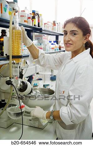 Rotary evaporator. Research and Development laboratory. Functional biomolecules in food extraction. AZTI-Tecnalia. Technological Centre specialised in Marine and Food Research. Sukarrieta, Bizkaia, Euskadi. Spain. View Large Photo Image Stock Photograph - Rotary evaporator. Research and Development laboratory. Functional biomolecules in food extraction. AZTI-Tecnalia. Technological Centre specialised in Marine and Food Research. Sukarrieta, Bizkaia, Euskadi. Spain.. Fotosearch