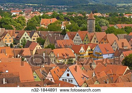 Rothenburg ob der Tauber, Romantic Road, Romantische Strasse, Franconia, Bavaria, Germany, Europe. View Large Photo Image Stock Image - Rothenburg ob der Tauber, Romantic Road, Romantische Strasse, Franconia, Bavaria, Germany, Europe.. Fotosearch