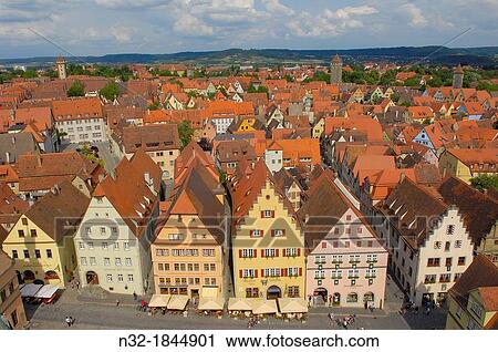 Rothenburg ob der Tauber, Romantic Road, Romantische Strasse, Franconia, Bavaria, Germany, Europe. View Large Photo Image Stock Image - Rothenburg ob der Tauber, Romantic Road, Romantische Strasse, Franconia, Bavaria, Germany, Europe.. Fotosearch