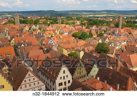 Rothenburg ob der Tauber, Romantic Road, Romantische Strasse, Franconia, Bavaria, Germany, Europe. View Large Photo Image Stock Image - Rothenburg ob der Tauber, Romantic Road, Romantische Strasse, Franconia, Bavaria, Germany, Europe.. Fotosearch