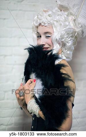 Rotterdam, Netherlands. Young, attractive woman dressed as 18th century fashion. View Large Photo Image Stock Image - Rotterdam, Netherlands. Young, attractive woman dressed as 18th century fashion.. Fotosearch