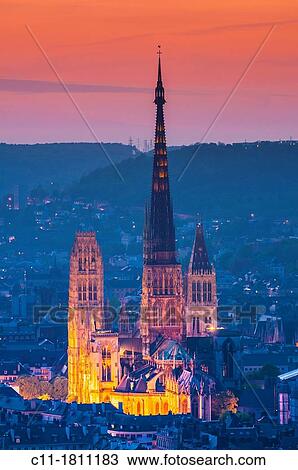 Rouen, Normandy, France, Europe View Large Photo Image Stock Image - Rouen, Normandy, France, Europe. Fotosearch