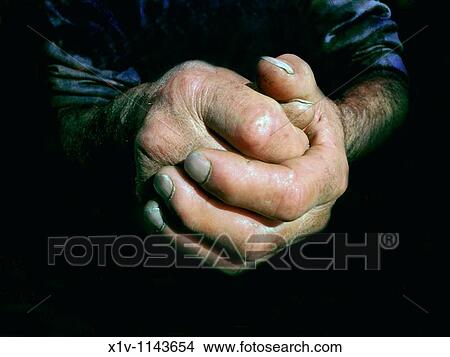 rough hands of an older man View Large Photo Image Picture - rough hands of an older man. Fotosearch