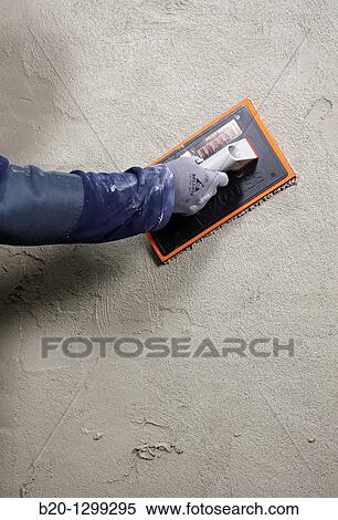 Roughcast, grout float, new homes under construction, construction site View Large Photo Image Stock Photography - Roughcast, grout float, new homes under construction, construction site. Fotosearch