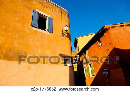 Roussillon, Vaucluse, Provence, France View Large Photo Image Stock Image - Roussillon, Vaucluse, Provence, France. Fotosearch