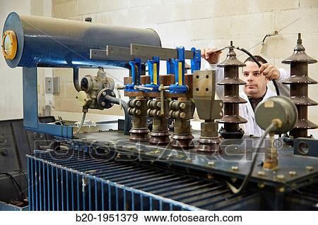 Stock Photo - Routine testing and type of electrical transformer, Low voltage electric Laboratory, Certification of electrical equipment, Technological Services to Industry. Tecnalia Research & innovation, Bizkaia, Basque Country, Spain.. Fotosearch