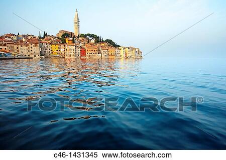 Rovinj, Istria, Croatia View Large Photo Image Stock Photography - Rovinj, Istria, Croatia. Fotosearch