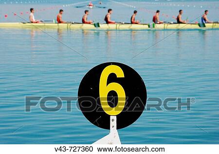 Rowers preparing for boat race. Lake of Banyoles. Girona province. Spain View Large Photo Image Stock Image - Rowers preparing for boat race. Lake of Banyoles. Girona province. Spain. Fotosearch