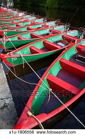 Rowing Boats on the River Nidd at Knaresborough North Yorkshire England View Large Photo Image Stock Photo - Rowing Boats on the River Nidd at Knaresborough North Yorkshire England. Fotosearch