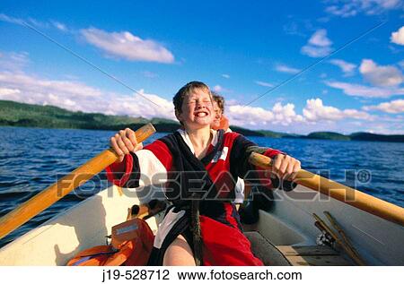 Rowing. Sweden. View Large Photo Image Stock Image - Rowing. Sweden.. Fotosearch