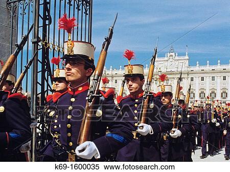 Royal Batallion El Batall? n del Rey Madrid Spain. View Large Photo Image Stock Photography - Royal Batallion El Batall? n del Rey Madrid Spain.. Fotosearch
