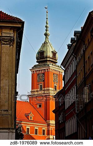 royal castle tower in old town, warsaw. View Large Photo Image Stock Photo - royal castle tower in old town, warsaw.. Fotosearch