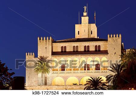 Picture - Royal Palace of Almudaina, XIII-XXI centuries Palma Mallorca Balearic Islands Spain. Fotosearch