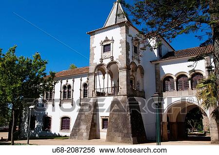 Stock Photograph - Royal palace of D. Manuel I, Evora, World Heritage of UNESCO, Alentejo, Portugal. Fotosearch
